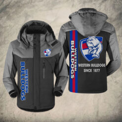 Auspiritmerch Western Bulldogs Parka Windbreaker Jacket Gift For fans