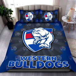 Auspiritmerch Western Bulldogs Personalized Bedding Set Gift For fans