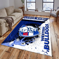 Auspiritmerch Western Bulldogs Personalized Fashion Carpet Rug Gift For Fans