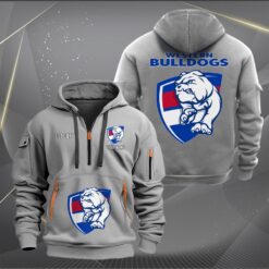 Auspiritmerch Western Bulldogs Personalized Sports Hoodie Zipper Gift For Fans