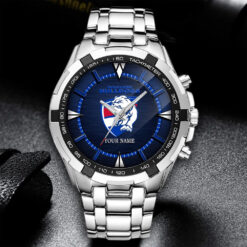 Auspiritmerch Western Bulldogs Personalized Style Alloy Men Quartz Watch Gift For Fans