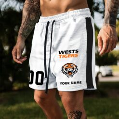 Auspiritmerch Wests Tigers Custom Name And Number Short Pants Gift For Fans