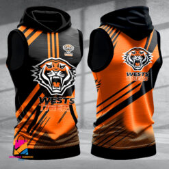 Auspiritmerch Wests Tigers Hooded Tank Top Gift For Fans