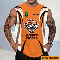Auspiritmerch Wests Tigers Personalized Tank Top Gift For Fans