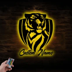 Auspiritmerch Richmond Tigers Wall Art LED Gifts For Fans
