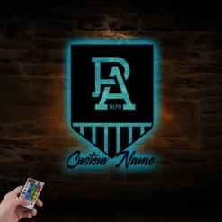Auspiritmerch Port Adelaide Wall Art LED Gifts For Fans