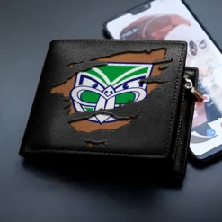 Auspiritmerch New Zealand Warrior Folded Wallet For Fans