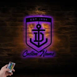 Auspiritmerch Fremantle Dockers Wall Art LED Gifts For Fans
