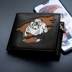 Auspiritmerch Canterbury-Bankstown Bulldogs Folded Wallet For Fans