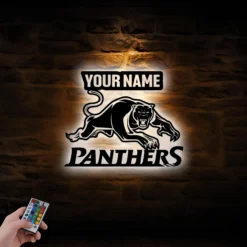 Auspiritmerch Penrith Panthers Wall Art LED Gifts For Fans