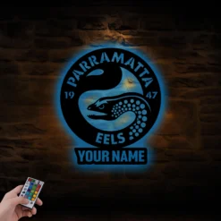 Auspiritmerch Parramatta Eels Wall Art LED Gifts For Fans
