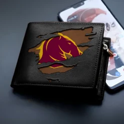 Auspiritmerch Brisbane Broncos Folded Wallet For Fans