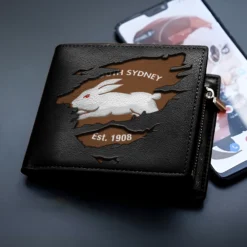 Auspiritmerch South Sydney Rabbitohs Folded Wallet For Fans