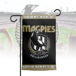 Auspiritmerch Collingwood Magpies Garden Flag Gift For Fans