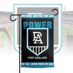 Auspiritmerch Port Adelaide Garden Flag Gift For Fans