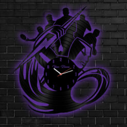 Auspiritmerch Melbourne Storm Vinyl Clock With Led For Home Gifts For Fans
