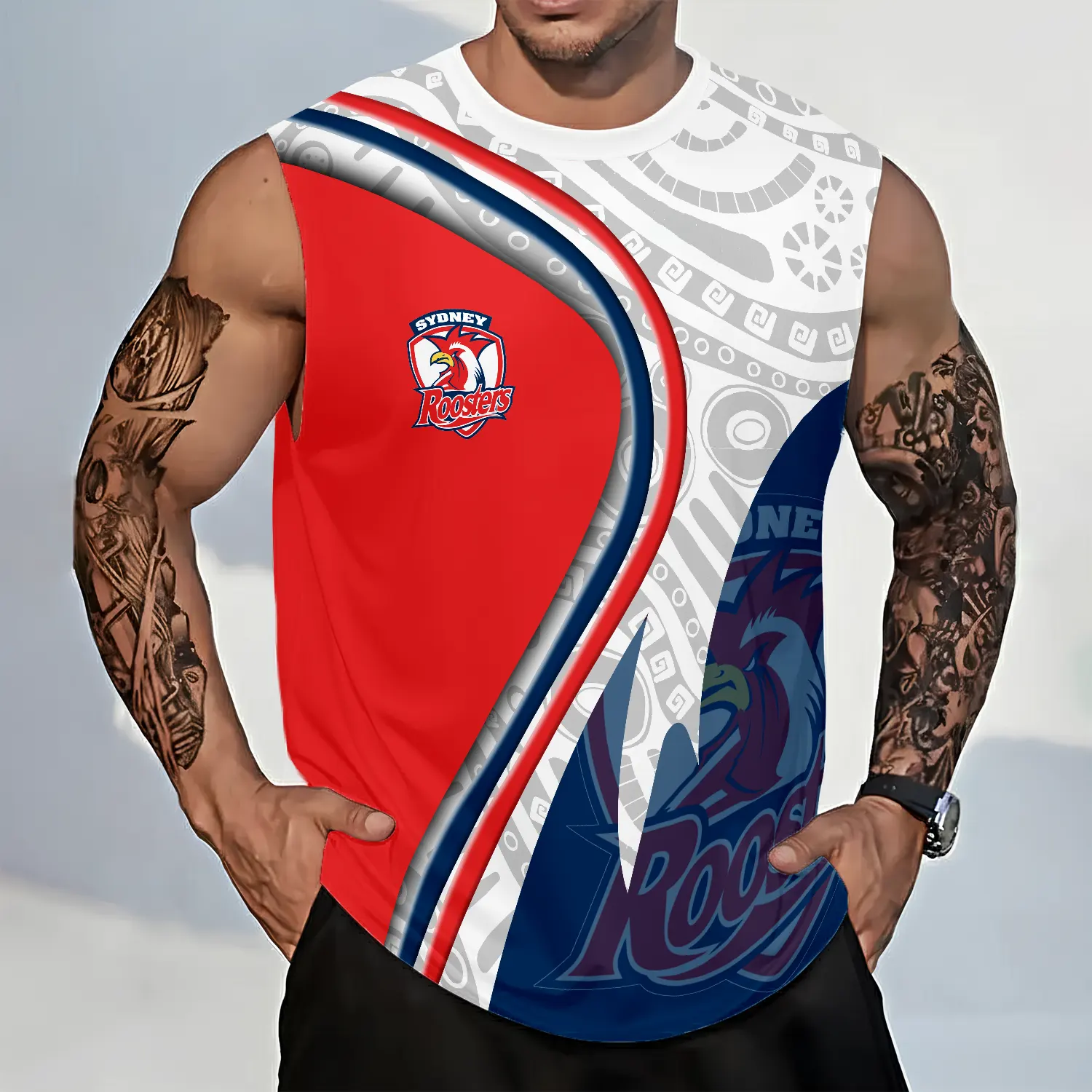 Auspiritmerch Sydney Roosters Personalized Tank Top Gift For Fans