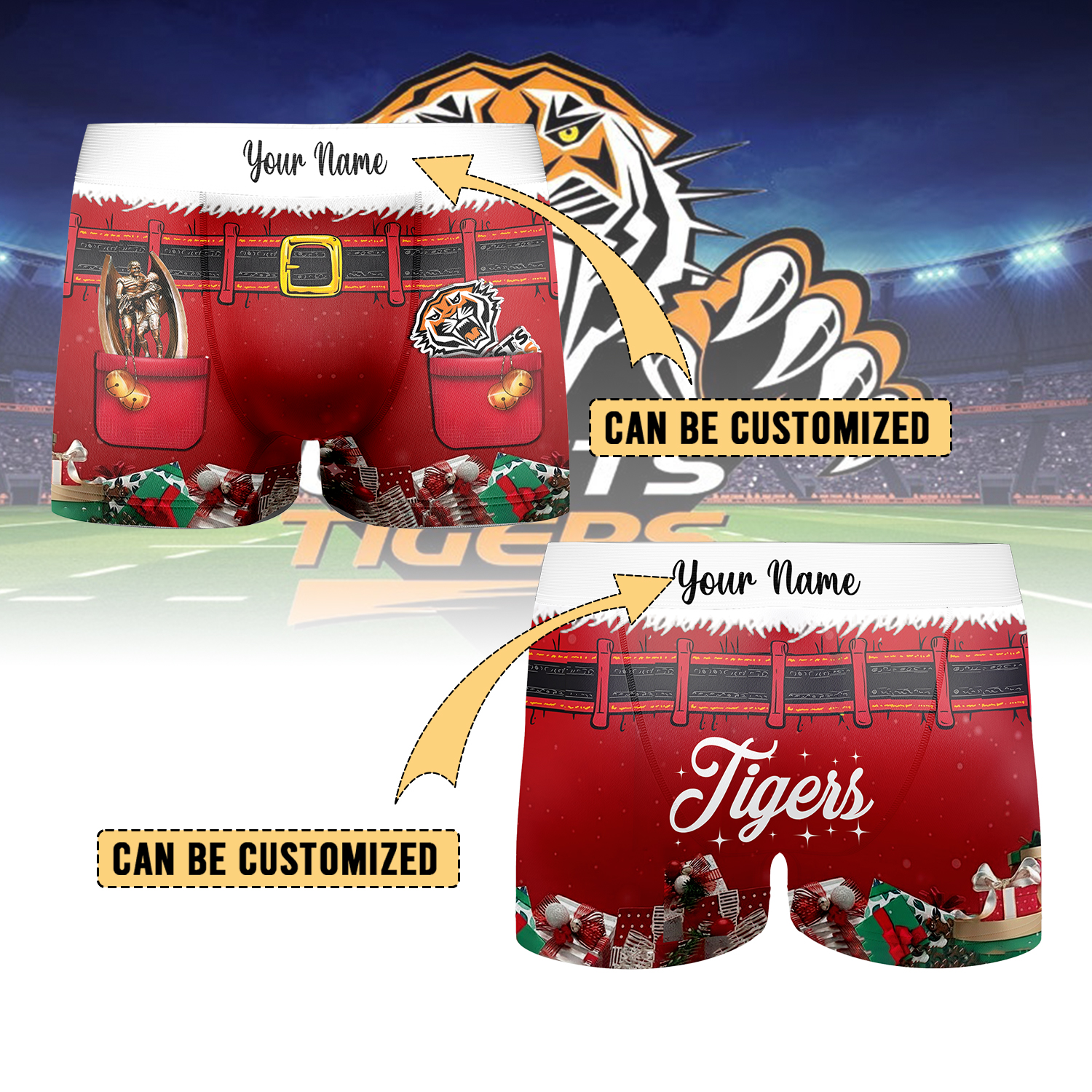 Auspiritmerch Wests Tigers Personalized Boxer Briefs Men’s Underwear Gift For Fans