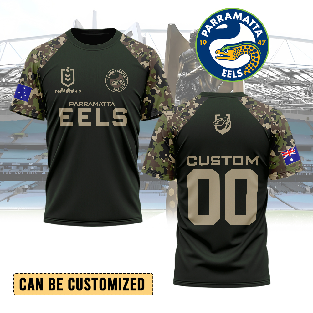 Auspiritmerch Parramatta Eels Personalized T Shirt Gift For Fans