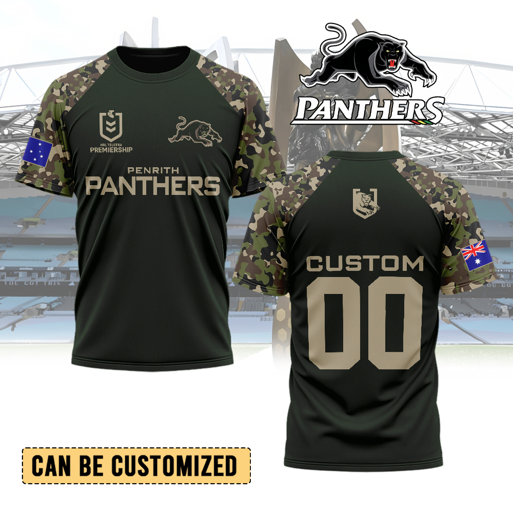 Auspiritmerch Penrith Panthers Personalized T Shirt Gift For Fans