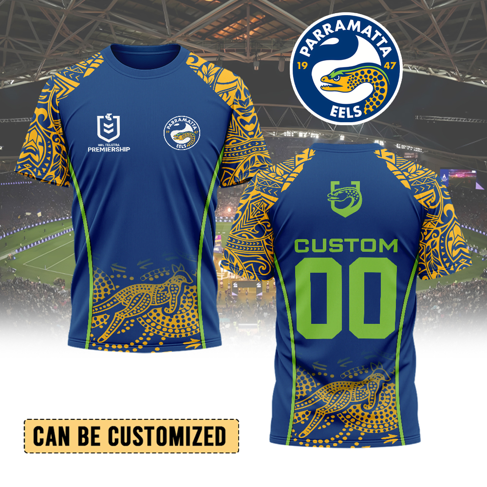 Auspiritmerch  Parramatta Eels Personalized T Shirt Gift For Fans