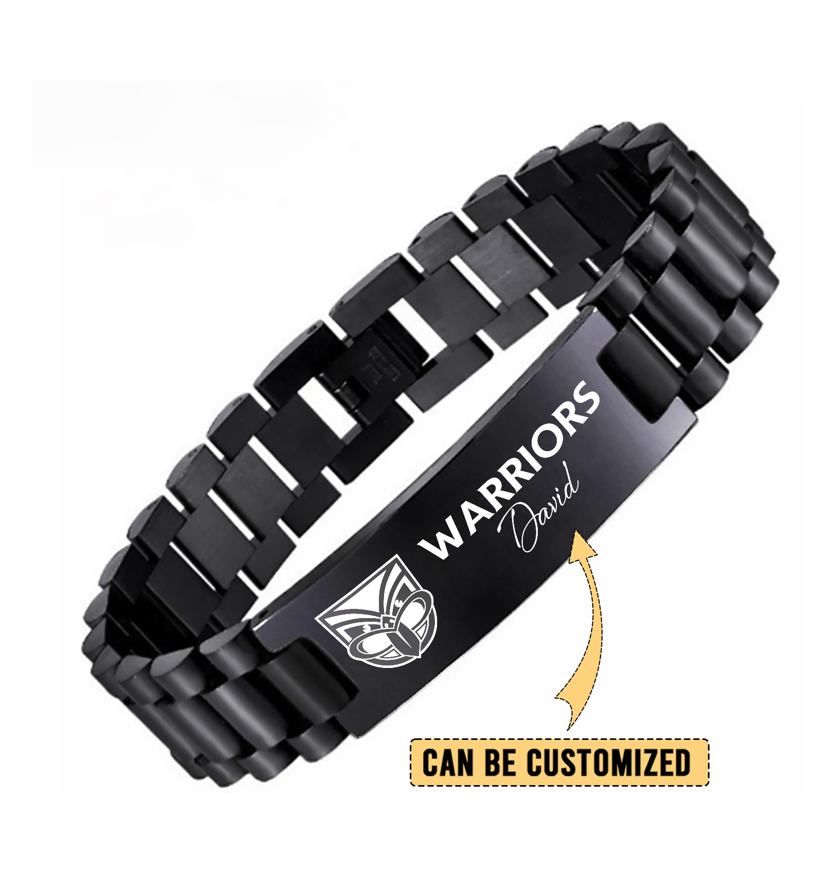 Auspiritmerch New Zealand Warriors Personalized Stainless Steel Bracelet Gift For Fans