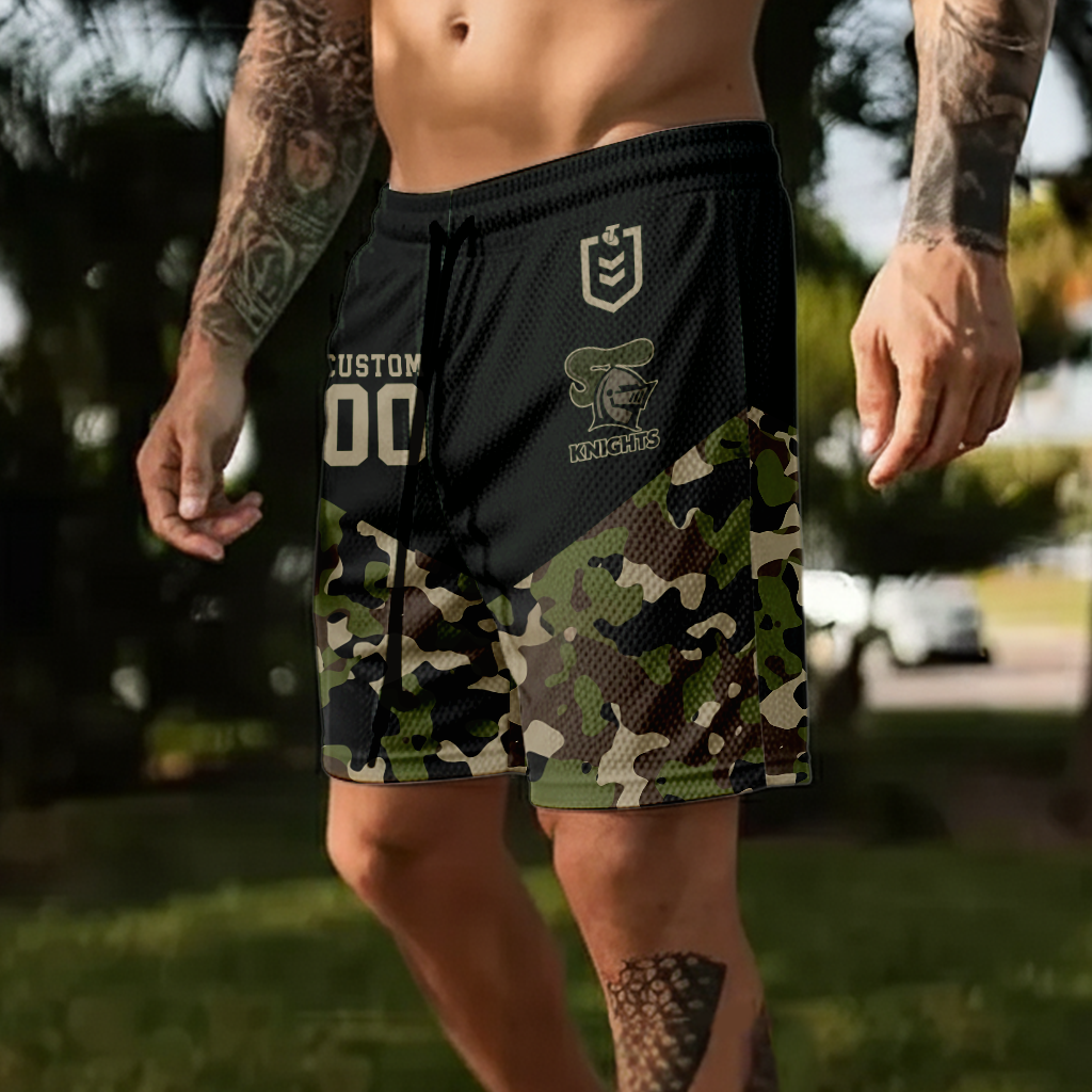 Auspiritmerch Newcastle Knights Personalized Short Pants Gift For Fans