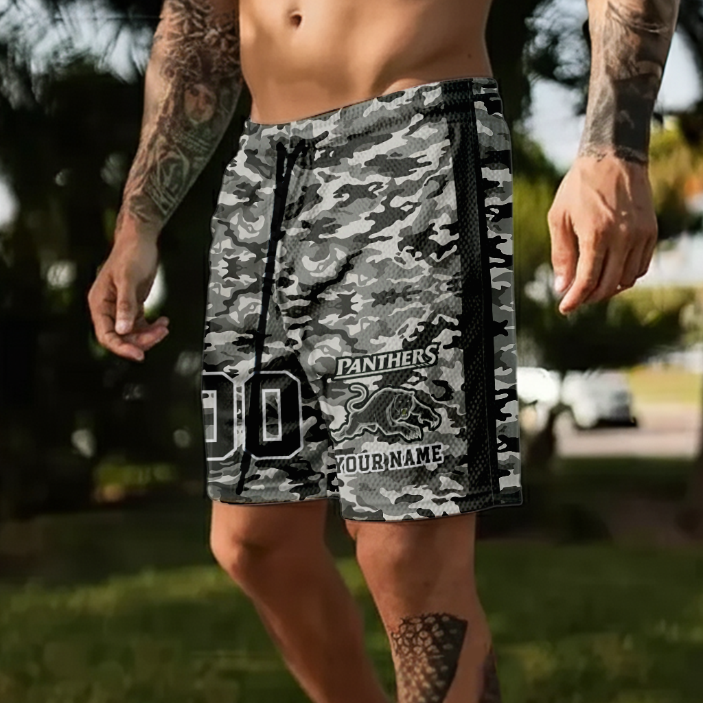 Auspiritmerch Penrith Panthers Personalized Short Pants Gift For Fans