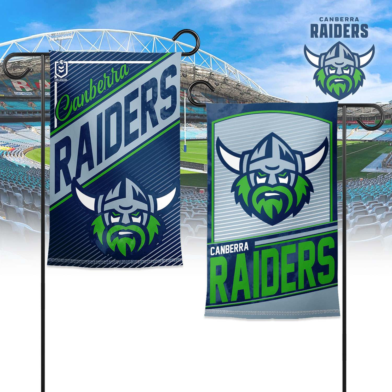 Auspiritmerch Canberra Raiders Garden Flag Gift For Fans