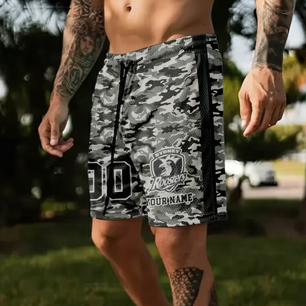 Auspiritmerch Sydney Roosters Personalized Short Pants Gift For Fans