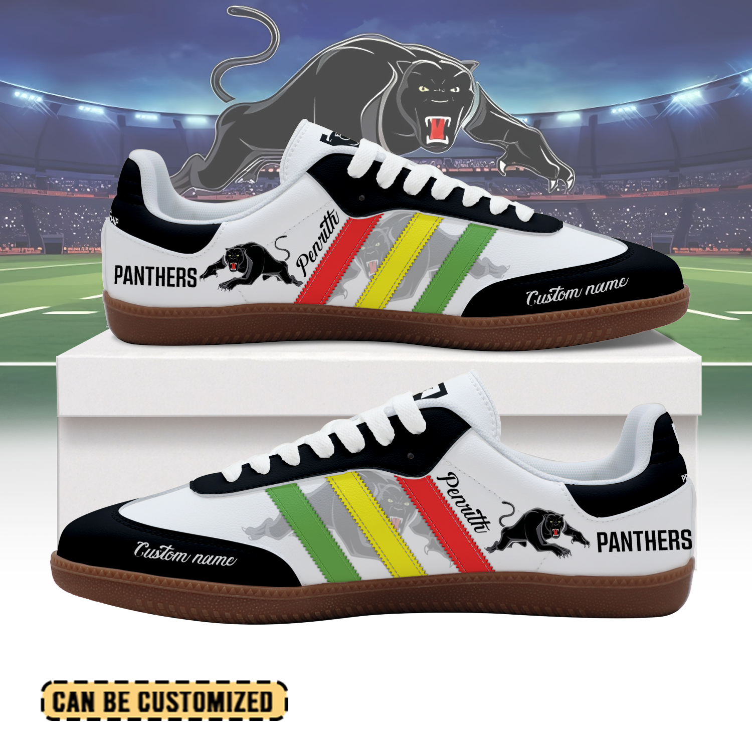 Auspiritmerch Penrith Panthers Samba Shoes For Men And Women