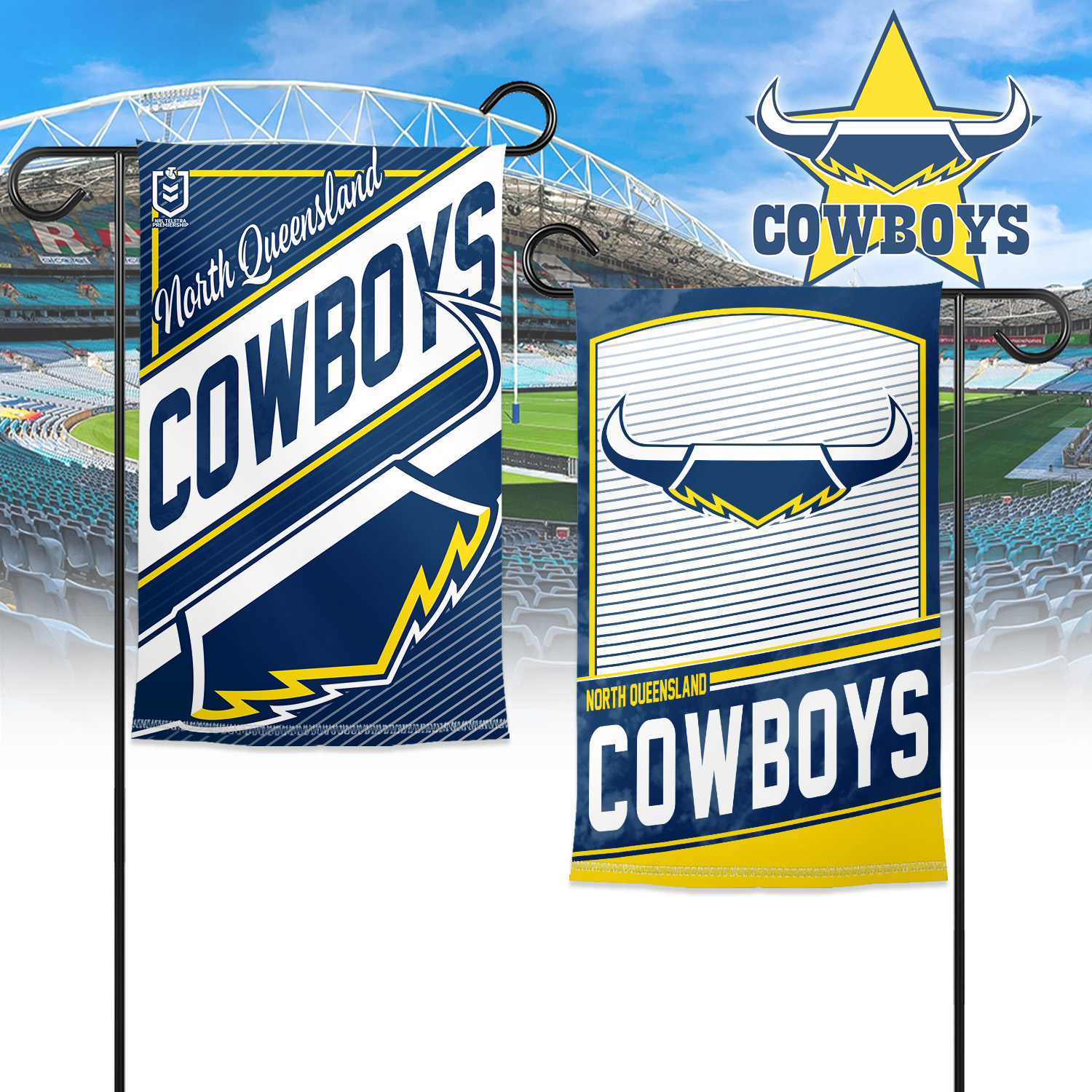 Auspiritmerch North Queensland Cowboys Garden Flag Gift For Fans