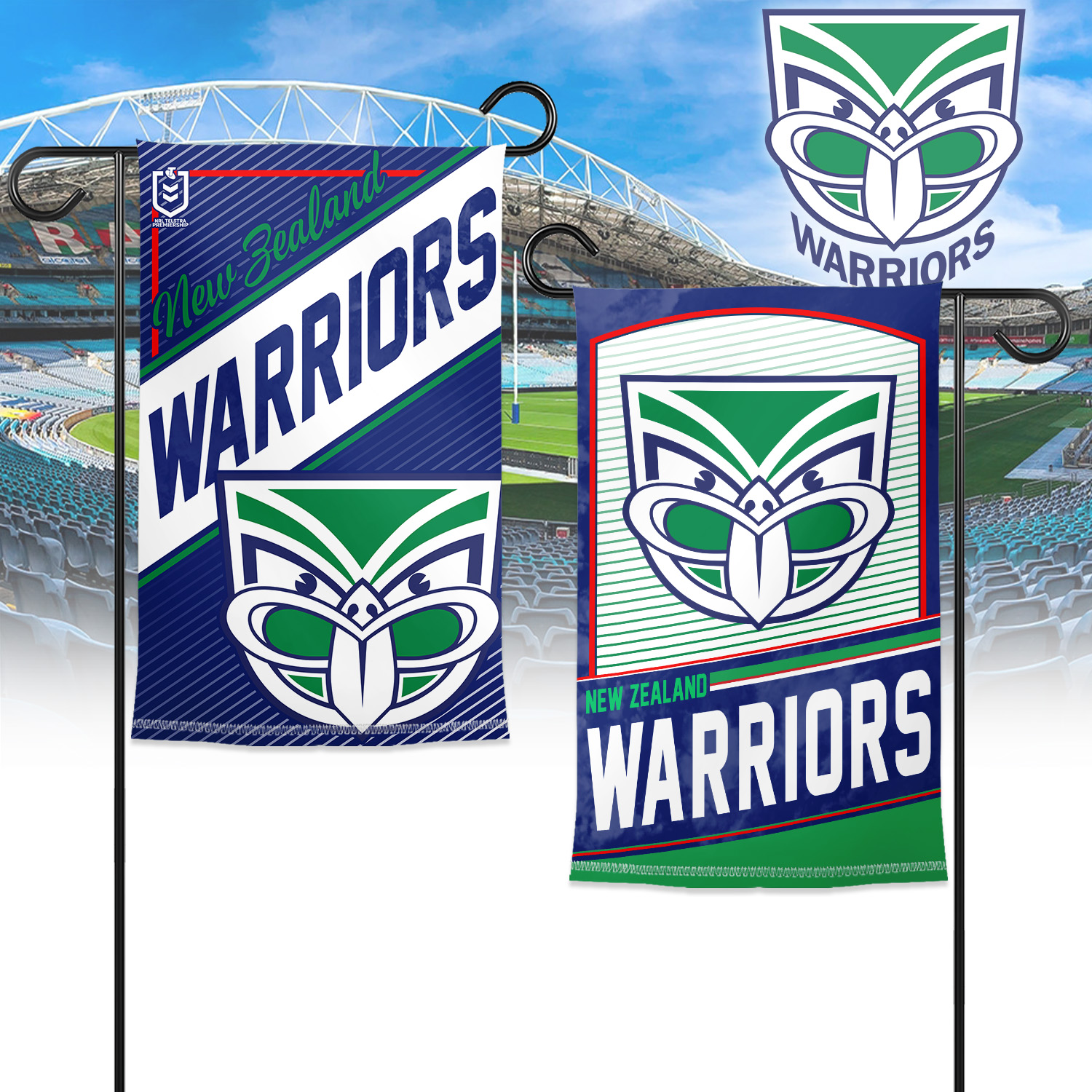 Auspiritmerch New Zealand Warriors Garden Flag Gift For Fans