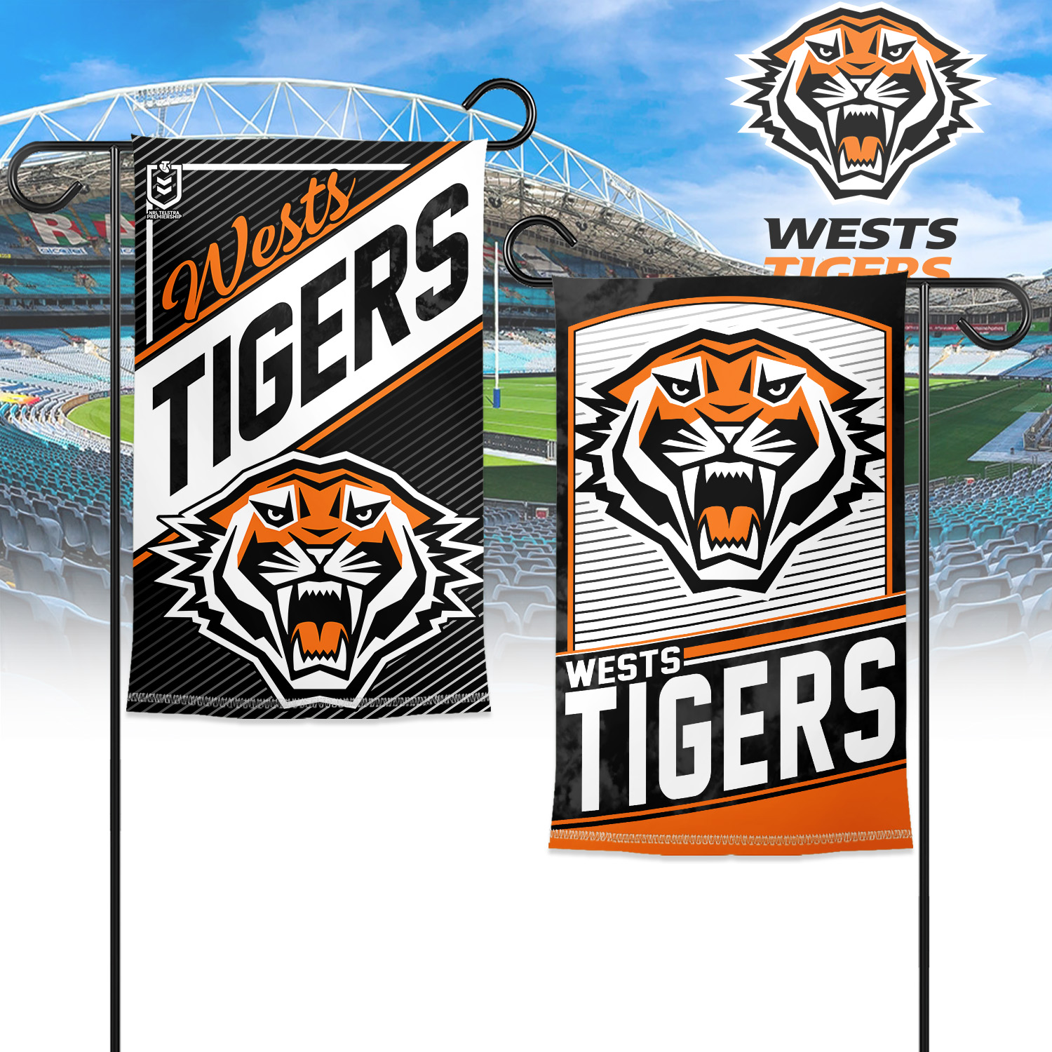 Auspiritmerch Wests Tigers Garden Flag Gift For Fans