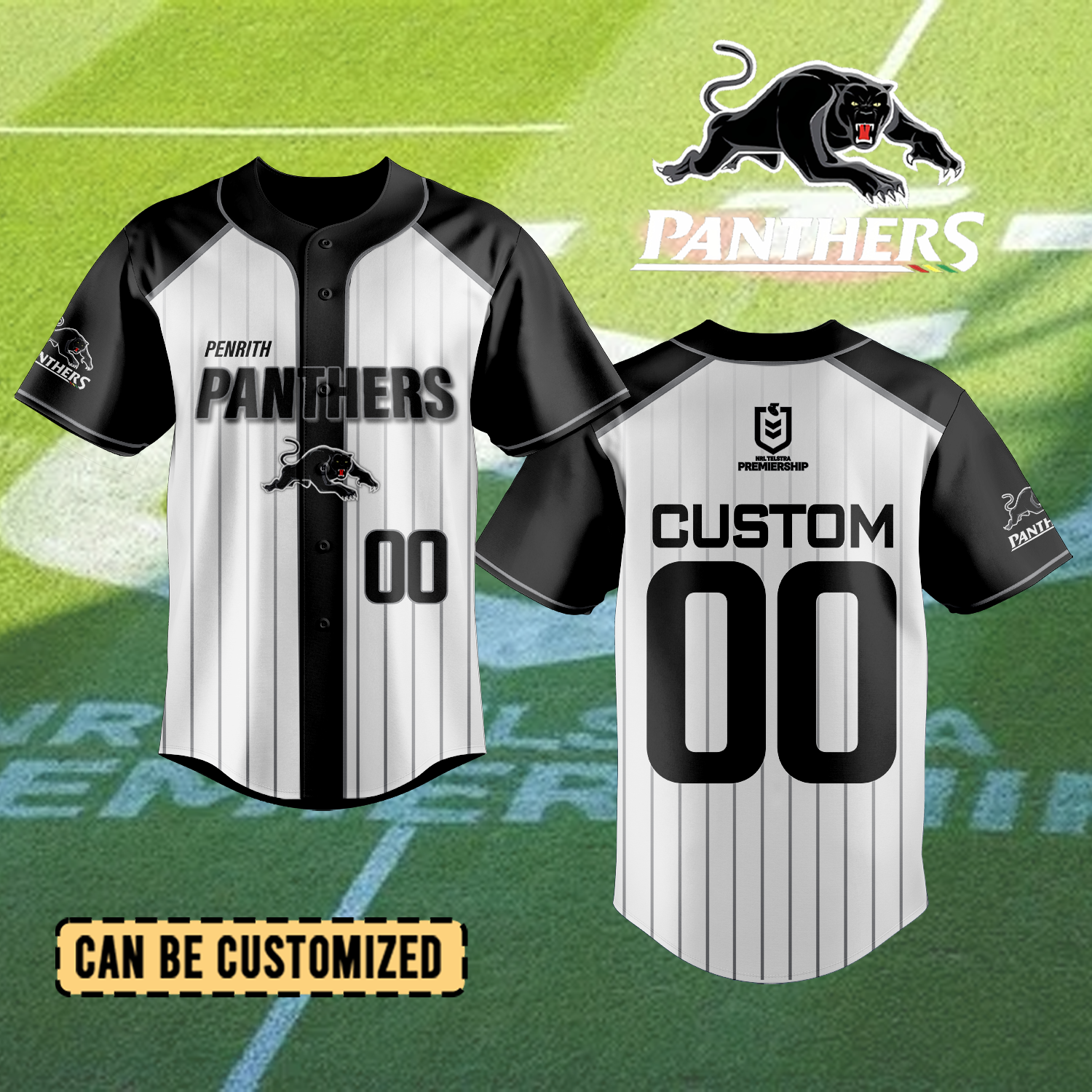 Auspiritmerch Penrith Panthers Personalized Baseball Jersey Gifts For Fans