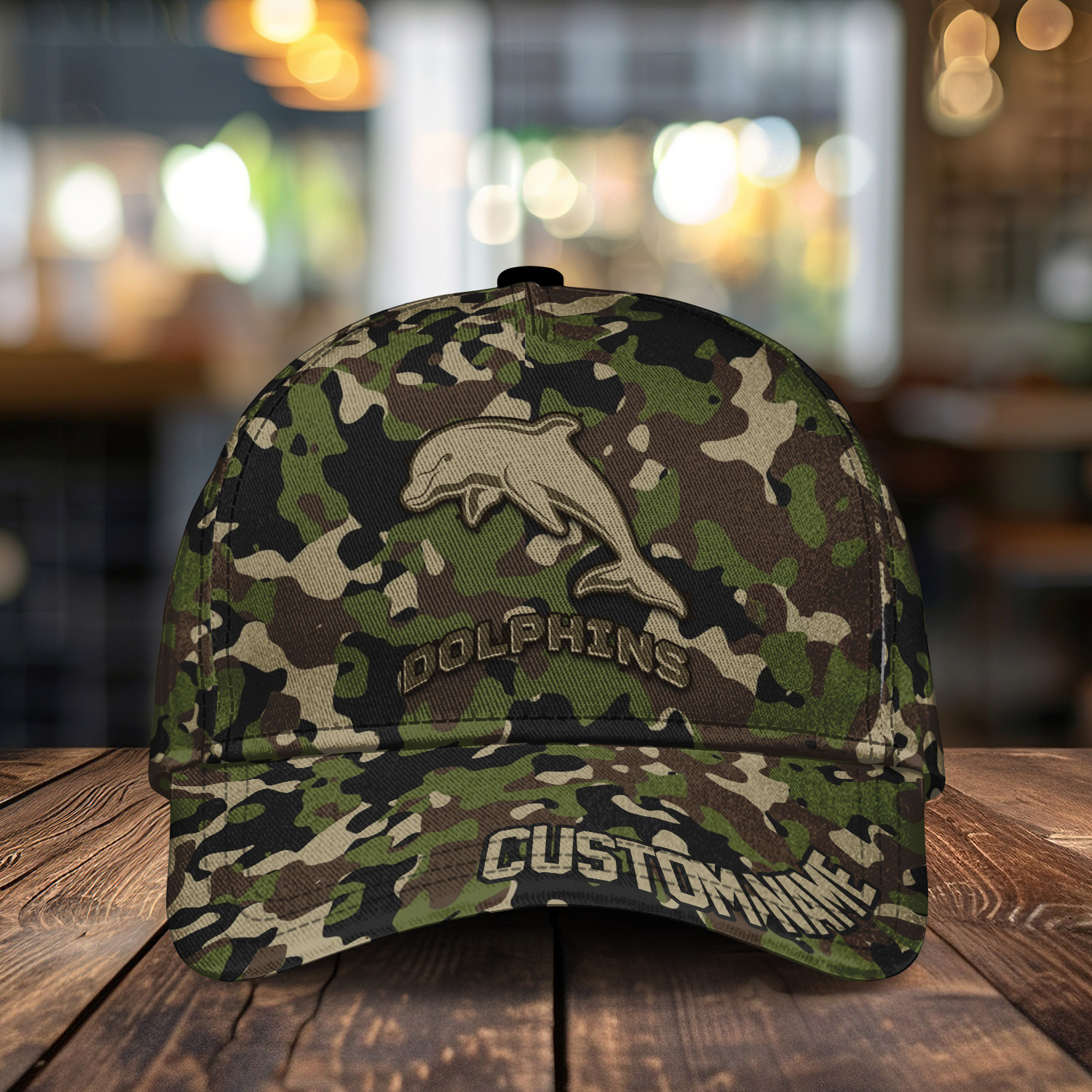 Auspiritmerch Dolphins Personalized Classic Cap Gift For Fans