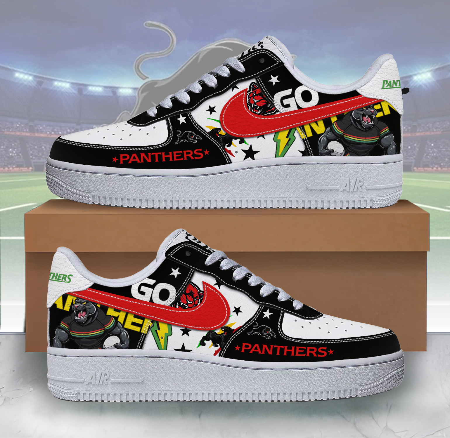 Auspiritmerch Penrith Panthers Sports Air Low-Top Sneakers Shoes For Men And Women