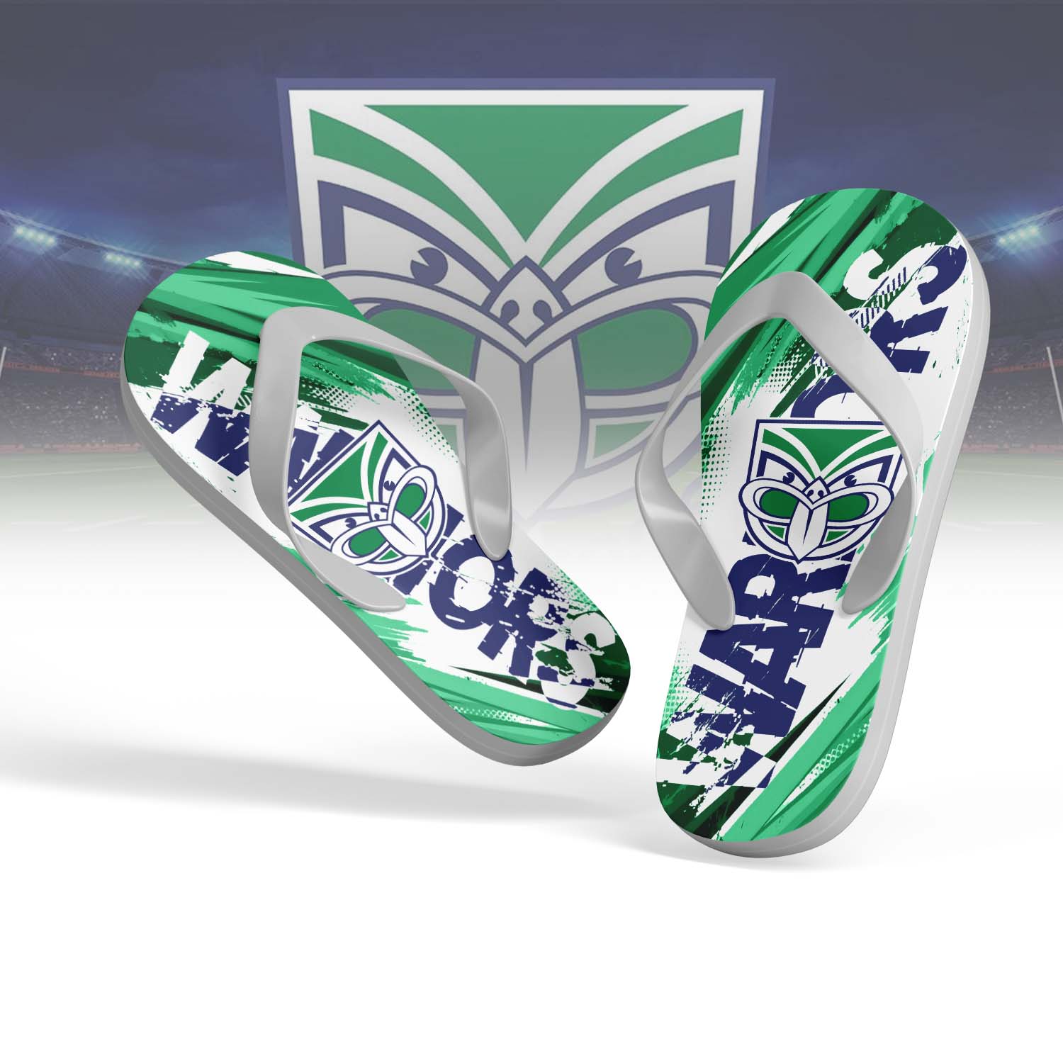 Auspiritmerch New Zealand Warriors Personalized Flip Flops Gift For Fans