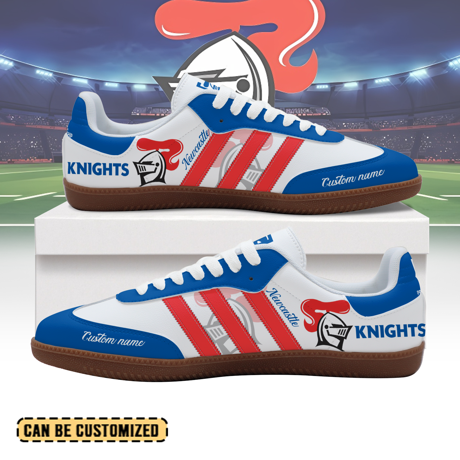 Auspiritmerch Newcastle Knights Samba Shoes For Men And Women