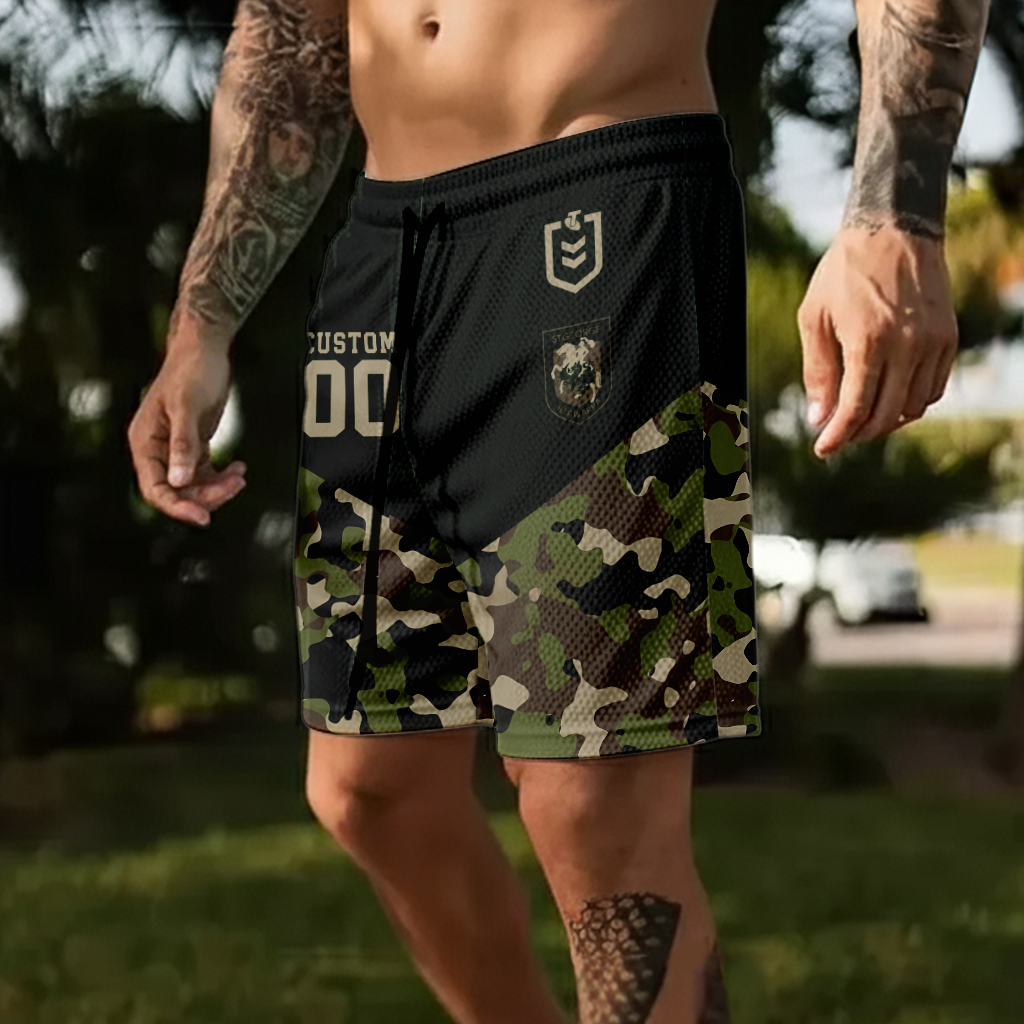Auspiritmerch St. George Illawarra Dragons Personalized Short Pants Gift For Fans