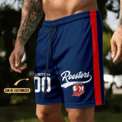 Auspiritmerch Sydney Roosters Personalized Short Pants Gift For Fans - Style1