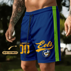 Auspiritmerch Parramatta Eels Personalized Short Pants Gift For Fans
