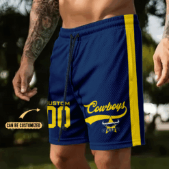 Auspiritmerch North Queensland Cowboys Personalized Short Pants Gift For Fans - Style1