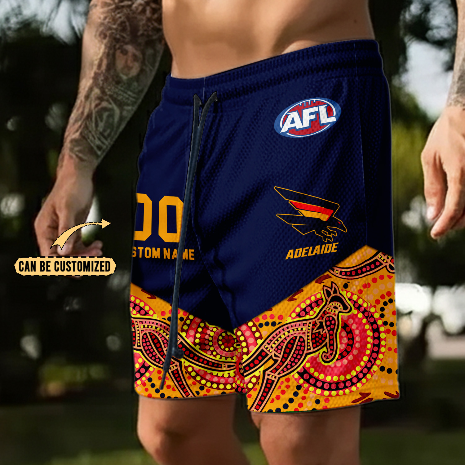 Auspiritmerch Adelaide Crows Personalized Short Pants Gift For Fans