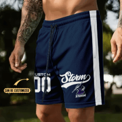 Auspiritmerch Melbourne Storm Personalized Short Pants Gift For Fans - Style1