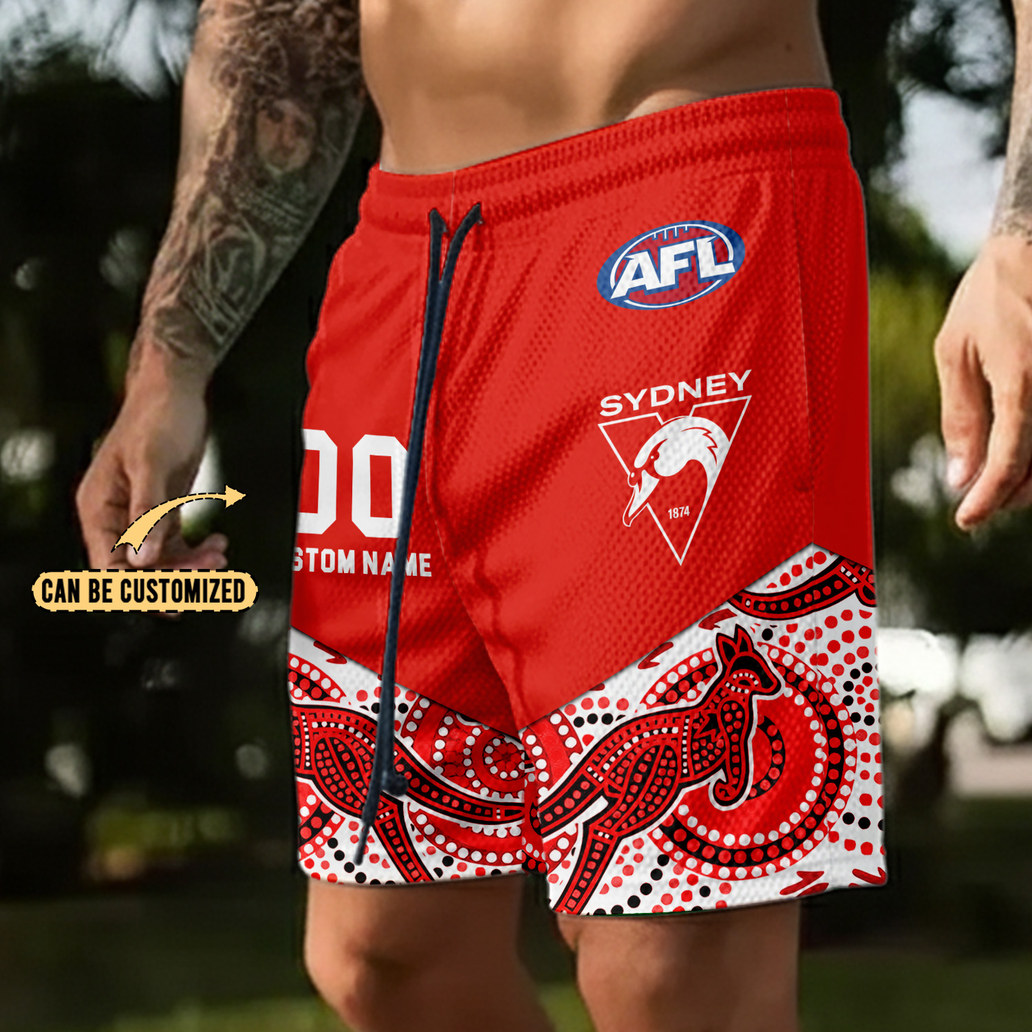 Auspiritmerch Sydney Swans Personalized Short Pants Gift For Fans