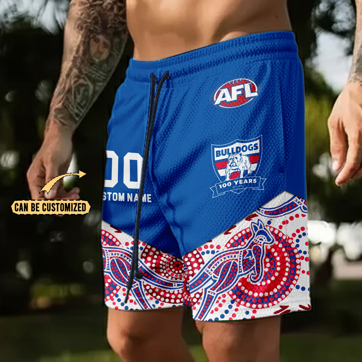 Auspiritmerch Western Bulldogs Personalized Short Pants Gift For Fans