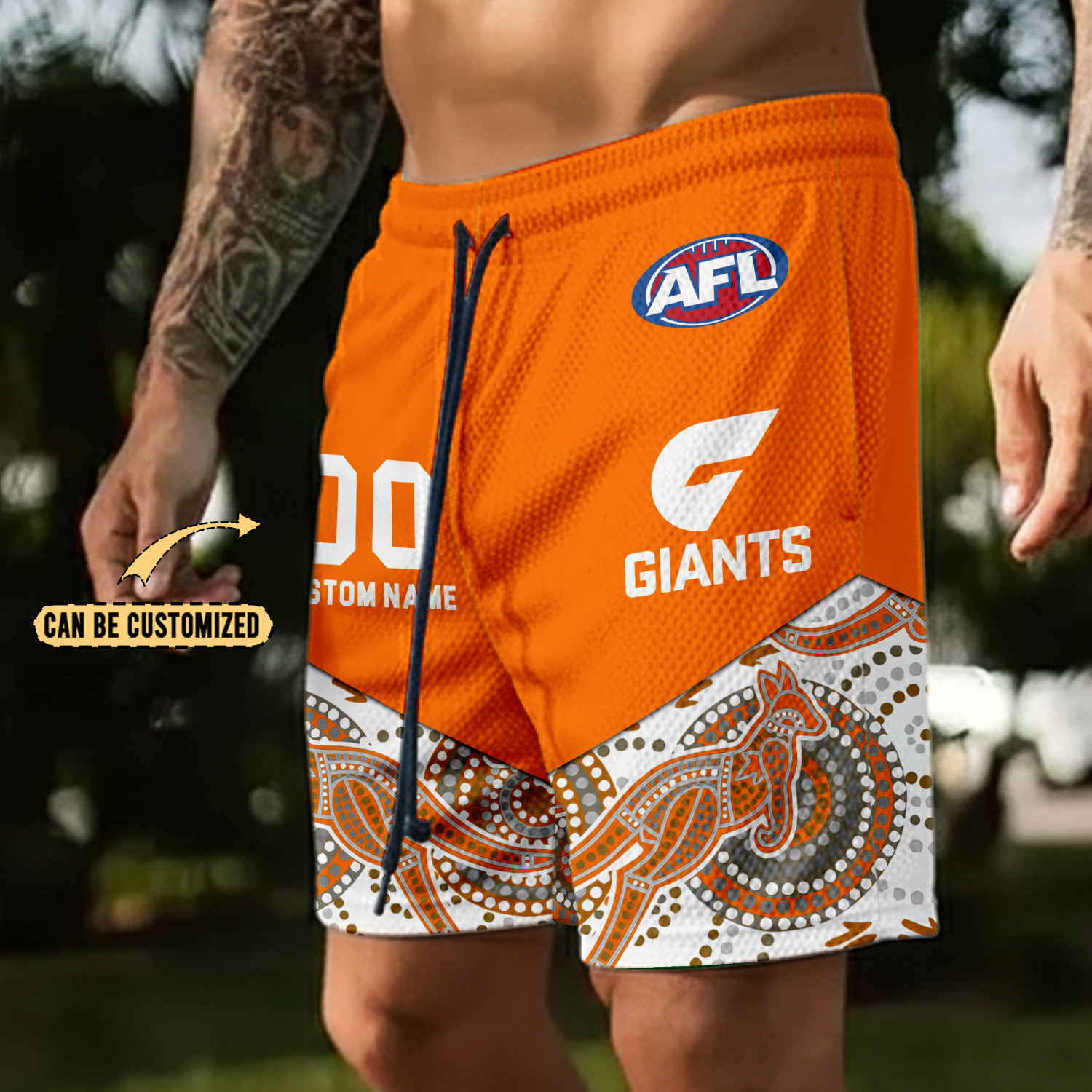 Auspiritmerch GWS Giants Personalized Short Pants Gift For Fans