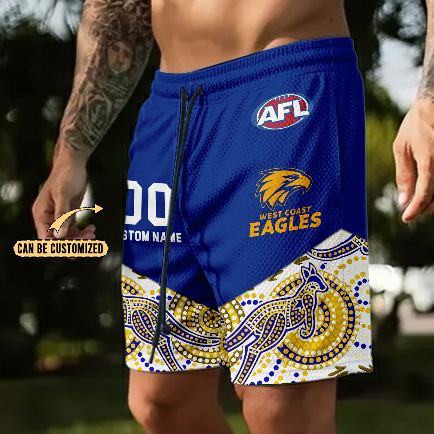 Auspiritmerch West Coast Eagles Personalized Short Pants Gift For Fans