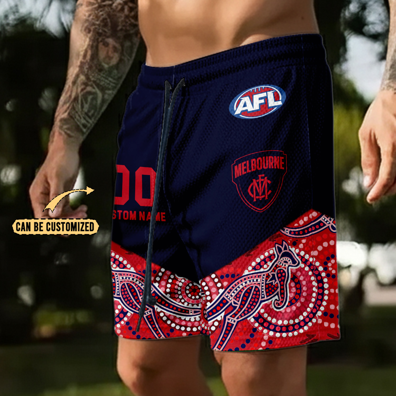 Auspiritmerch Melbourne Demons Personalized Short Pants Gift For Fans